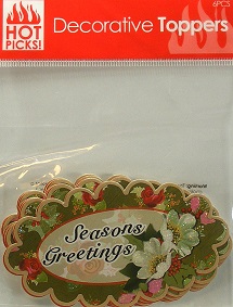 Docrafts - Hot Picks Decorative Christmas Toppers