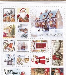 Docrafts Papermania - At Christmas Time A5 Postage Stamps & Tags
