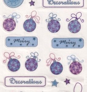 Docrafts Papermania - Contemporary Baubles Adhesive Vellum Stickers