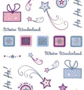 Docrafts Papermania - Contemporary Stars Adhesive Vellum Stickers