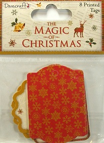 Dovecraft - The Magic Of Christmas - Printed Tags