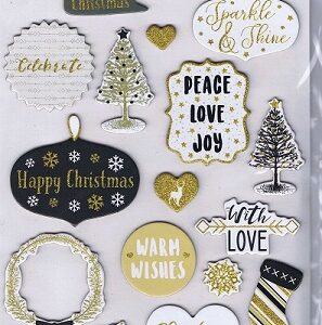 Dovecraft - Time To Sparkle Dimensional Stickers