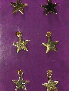 Dovecraft - Twilight Wishes Gold Metal Star Charms