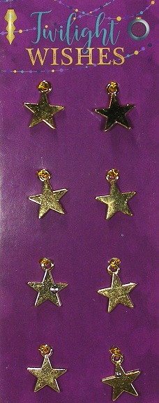 Dovecraft - Twilight Wishes Gold Metal Star Charms
