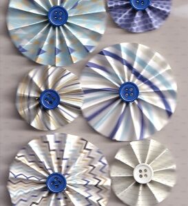 Dovecrafts - Back To Basics Accordion Stickers - True Blue