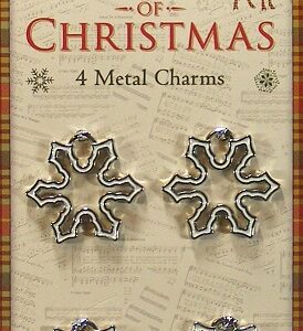 Dovecrafts - The Magic Of Christmas 4 Metal Charms
