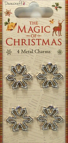 Dovecrafts - The Magic Of Christmas 4 Metal Charms