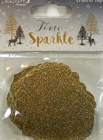 Dovecrafts - Time To Sparkle Glitter Tags