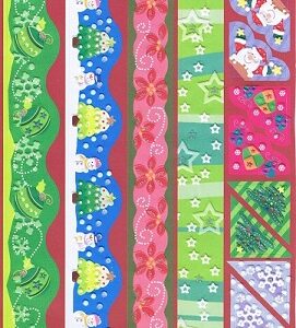 ED - Embossed Christmas Stickers
