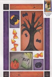 Ez Rub On - Halloween Blocks Transfers
