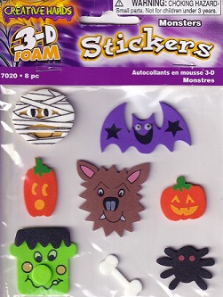 Fibre Craft - Creative Hands 3D Halloween Foam Stickers