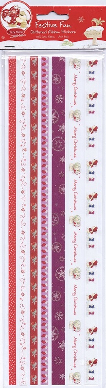 Fizzy Moon - Glitter Ribbon Stickers
