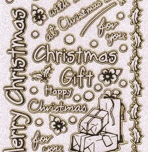 Forever Friends - Christmas Wishes Outline Stickers (Winter Blossom)