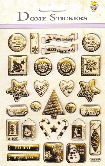 Fun King.com - Christmas Dome Stickers
