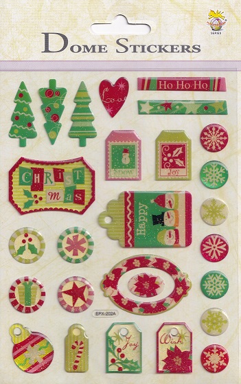 Fun King.com - Xmas Dome Stickers