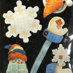 GCS Embellishmens - Snowman & Mittens