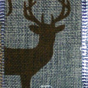 HFA Christmas Ribbon - Stag Design