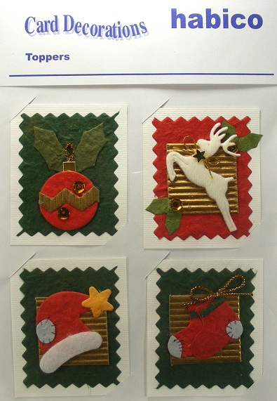 Habico - Christmas Card Toppers - Bauble