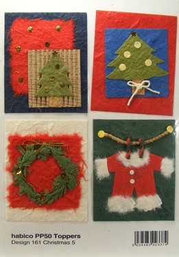 Habico - Christmas Card Toppers - Santa Suit