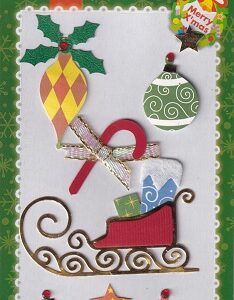 Handmade Pictures - Jewels & Glitter Stickers (Sleigh)