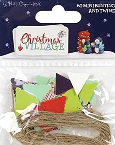 Helz Cuppleditch - Christmas Village Mini Bunting