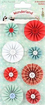Helz Cuppleditch - Wonderland - Accordion Stickers