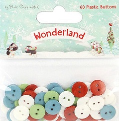 Helz Cuppleditch - Wonderland Plastic Buttons.