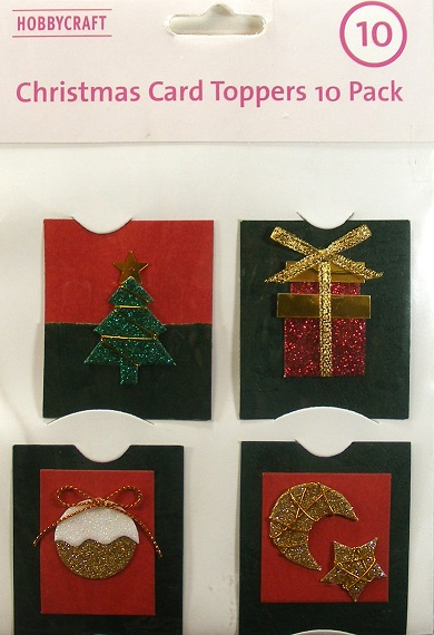 Hobbycraft - Christmas Card Toppers 10 Pack