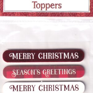 hobbycraft christmas toppers sentiments (5pk)