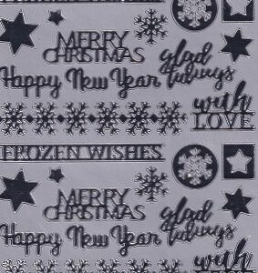 Hobbycraft - Frozen Wishes Sentiments Outline Stickers