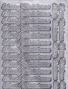 Hobbycraft - Merry Christmas Outline Stickers
