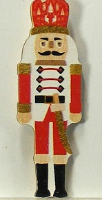 hobbycraft nutcracker wooden toppers (red)