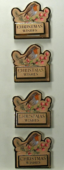 hobbycraft robins sentiment decoupage stickers