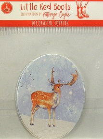 Little Red Boots - Reindeer Toppers