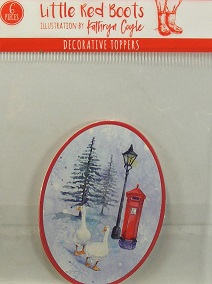 Little Red Boots - Postbox & Geese Toppers