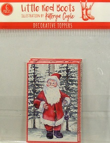 Little Red Boots - Santa Claus Toppers