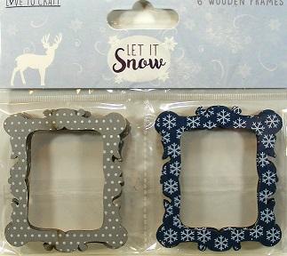 Love To Craft - Let It Snow Wooden Frames