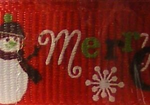 MC Inc - Christmas Ribbon - Snowman