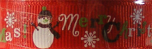 MC Inc - Christmas Ribbon - Snowman