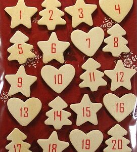 MC - Wooden Advent Numbers