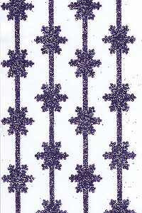 PaperCellar - Snowflake Glitter Borders (Lilac)