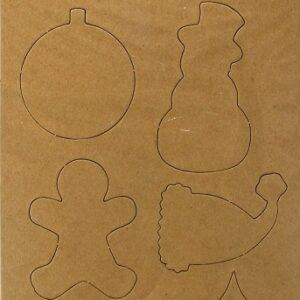 Papercraft Essentials - Festive Chipboard Shapes
