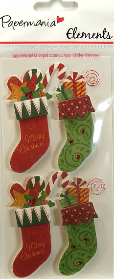 Papermania - Elements - Traditional Stockings