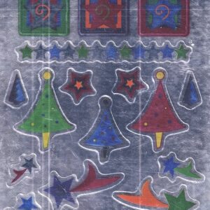 Papermania - Trees & Stars Foil Embossed Stickers