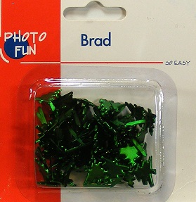 Photo Fun - Christmas Tree Shaped Brads