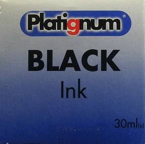 platignum black writing ink (30ml)