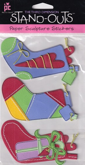 Provocraft - StandOuts Stickers - Christmas Stockings