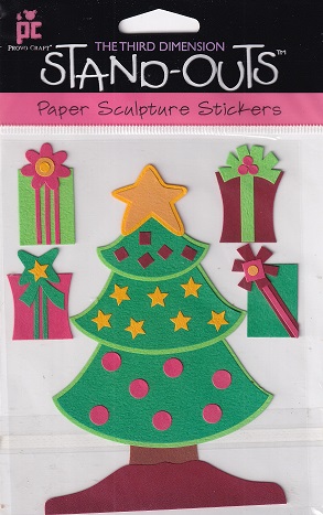 Provocraft - Stand-Outs - Christmas Tree Stickers