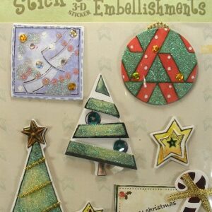 Royal Langnickel - E-Z 3D Stick On Embellishments - Oh Tannenbaum