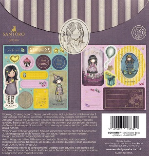 Santoro London - Gorjuss Mini Sticker Book - Image 4